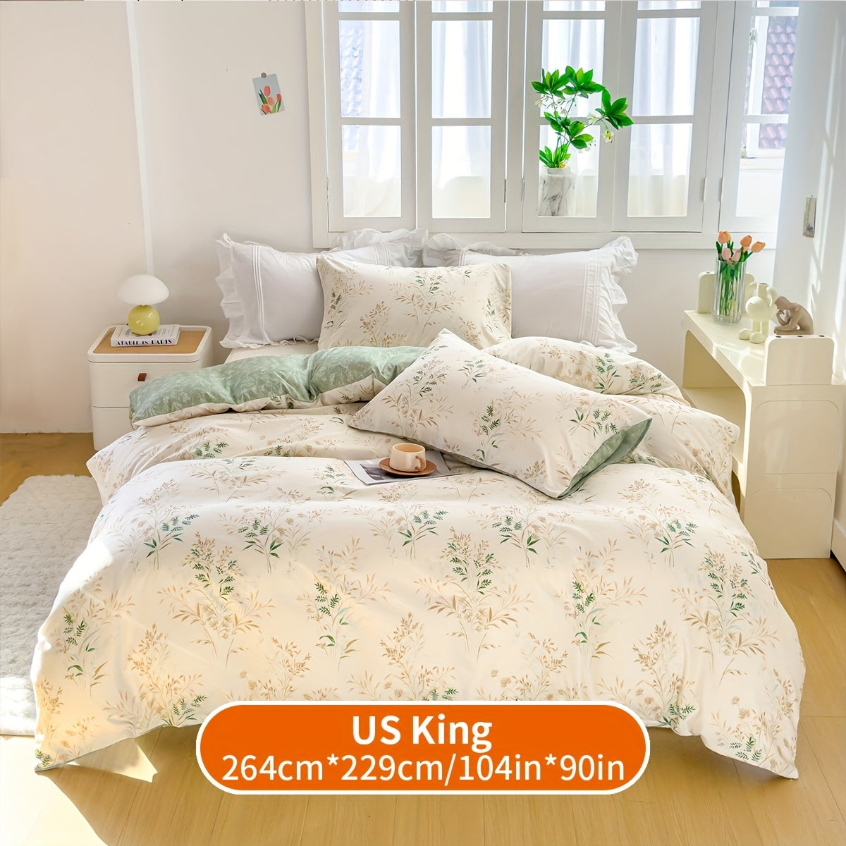 Tea Ceremony Art Duvet Cover Set 3 Piece Japanese Style Bedding Twin Full Queen King Soft Breathable Bedroom Decor