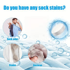 Sock Cleaning Tablets 12-Pack Deep Penetrating Clean Odor Neutralizing Sweat and Stain Remover Laundry Soak Tablets for Socks No Scrubbing Needed