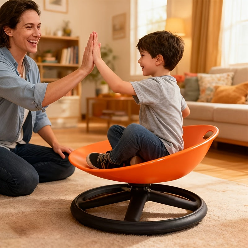 Sensory Spinning Chair for Kids with Anti-Slip Metal Base – Balance & Concentration Training Seat for Autism, Therapy & Home Use, Sensory Integration Exercise Chair for Training Centers, Gift Idea