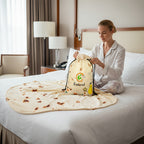Mexican Tortilla Blanket – 285GSM Soft Flannel Round Novelty Throw, 5 Sizes, Gift Bag Option, Funny Birthday Christmas Gift