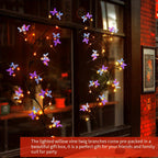 LED Willow Vine Fairy Lights with Butterfly Decoration - 37 LEDs 8 Modes USB Powered Flexible Branch String Light for Indoor Wall Bedroom Home Decor, Warm White
