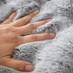 Faux Rabbit Fur Plush Sofa Cover Thick Milkskin Split Slipcover Cozy Winter Warmth Pet Friendly Machine Washable 1 2 3 4 Seater Living Room Bedroom Office
