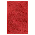 Chenille Bathroom Rug Extra Soft Absorbent Bath Mats for Bathroom Floor – Non-Slip, Water Absorbent, Machine Washable Bath Mat