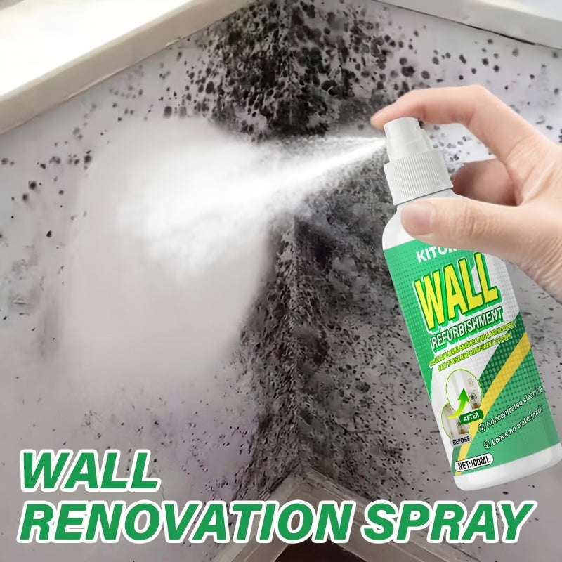 Wall Stain Remover Spray – Instant Cleaner for Walls, Ceilings, Kitchen, Bathroom & Grout – Odorless No-Residue Formula