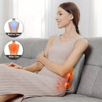 Rechargeable Shiatsu Back and Neck Massager with Heat – 3D Kneading Massage Pillow, USB Charging, Ergonomic Design for Deep Tissue Relief, Gift for Men Women Mom Dad Home Office Car Use