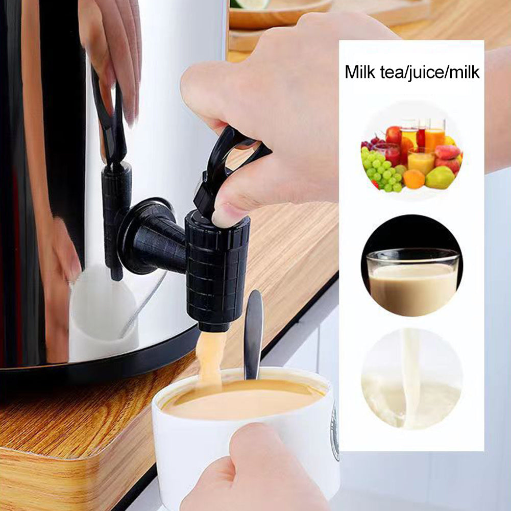 Stainless Steel Insulated Beverage Dispenser with Spigot – Food-Grade 304 Hot & Cold Drink Bucket for Tea, Coffee, Juice & Water, Party Serving Container (6L or 2.11gal)
