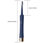 Sonic Electric Toothbrush with 8 Brush Heads - 5 Modes 31000 Vibrations IPX7 Waterproof USB Rechargeable 2 Min Timer Adults Men Women Couple Gift