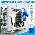 HVAC Coil Cleaner Spray for Indoor & Outdoor AC Units – Removes Dirt Buildup from Evaporator & Condenser Coils, Vents & Cooling Systems, Improves Airflow Efficiency, Easy Home HVAC Maintenance 60ml