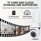 2-Pack 3MP 5GHz WiFi Security Camera Outdoor IP54 Waterproof Night Vision Motion Detection 2-Way Audio Remote App Surveillance Home Business