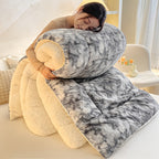 Flannel Plush Blanket Extra Thick Reversible Moire Pattern Microfiber Lightweight Soft Cozy Warm for Sofa Bed Grey Tie-Dye Blue Beige 50x60 60x80 90x90 108x90 Inch