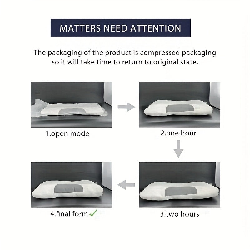 Adjustable Ergonomic Bed Pillows 2-Pack or 4-Pack - Soft Neck Support, Removable Washable Pillow Core, No-Collapse Deep Sleep Pillow Set for Couples Home Bedroom