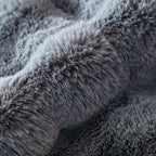 Plush Sofa Cover Rabbit Fur Like Cushion – Anti-Slip Wear-Resistant Pet Friendly Sofa Protector, 450-500GSM Polyester, Machine Washable, Home Decor