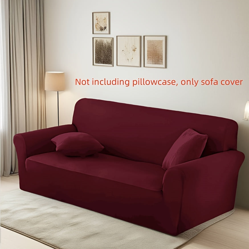 Elastic Anti-Slip Sofa Cover Cat Paw Protection – Stretch Furniture Slipcover for Living Room, Bedroom & Office, Easy Care Fabric Couch Cover (Pillowcase Not Included)