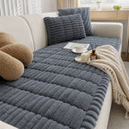 Soft Quilted Thick Sofa Cover Bohemian Style – Removable Machine Washable Pet-Friendly Sofa Protector for 1/2/3/4 Seater Split Sofa, All-Season Couch Cover for Living Room, Bedroom & Office