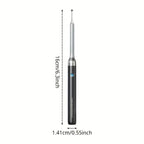 Tonsil Stone Remover with 1080P HD Camera - Visual Removal Kit 6 LED Lights 5 Stainless Tips USB Rechargeable iOS Android App Oral Care Tool