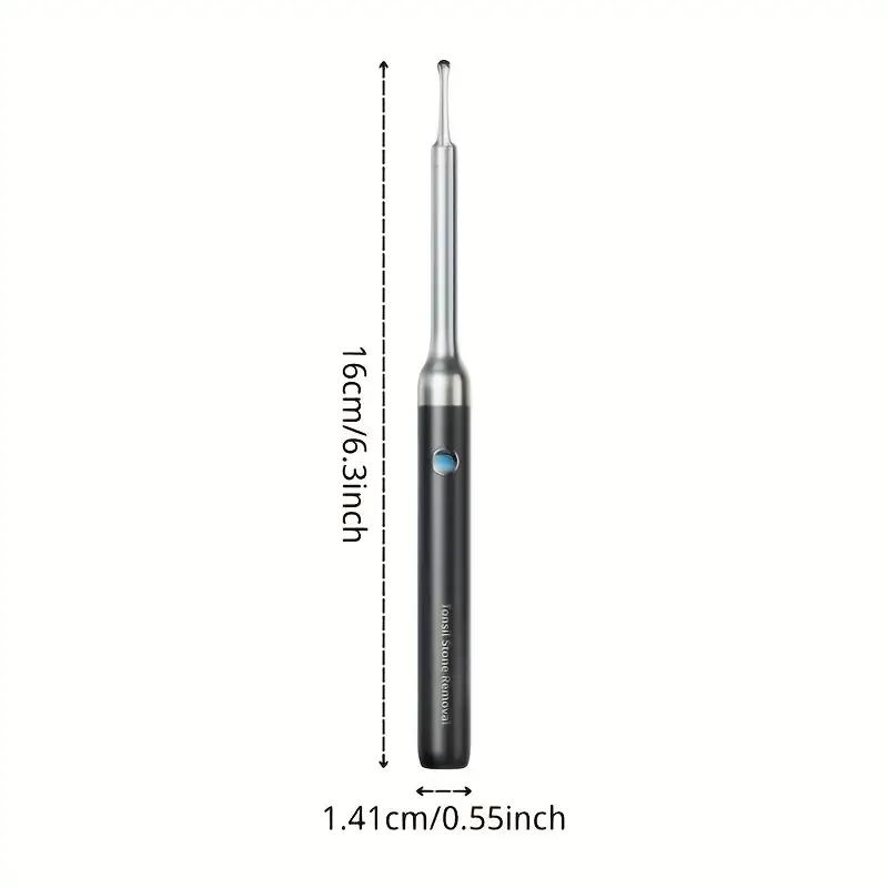Tonsil Stone Remover with 1080P HD Camera - Visual Removal Kit 6 LED Lights 5 Stainless Tips USB Rechargeable iOS Android App Oral Care Tool