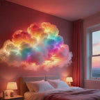3D RGB LED Cloud Lamp Color Changing Night Light with Lightning Effects Mood Lighting for Bedroom Gaming Room Party Club Decoration