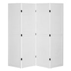 5 FT Freestanding Pegboard Room Divider | Wood Folding Privacy Screen & Display Board Organizer with Support Feet – White, Black, Natural, Grey | Craft Shows, Retail & Home