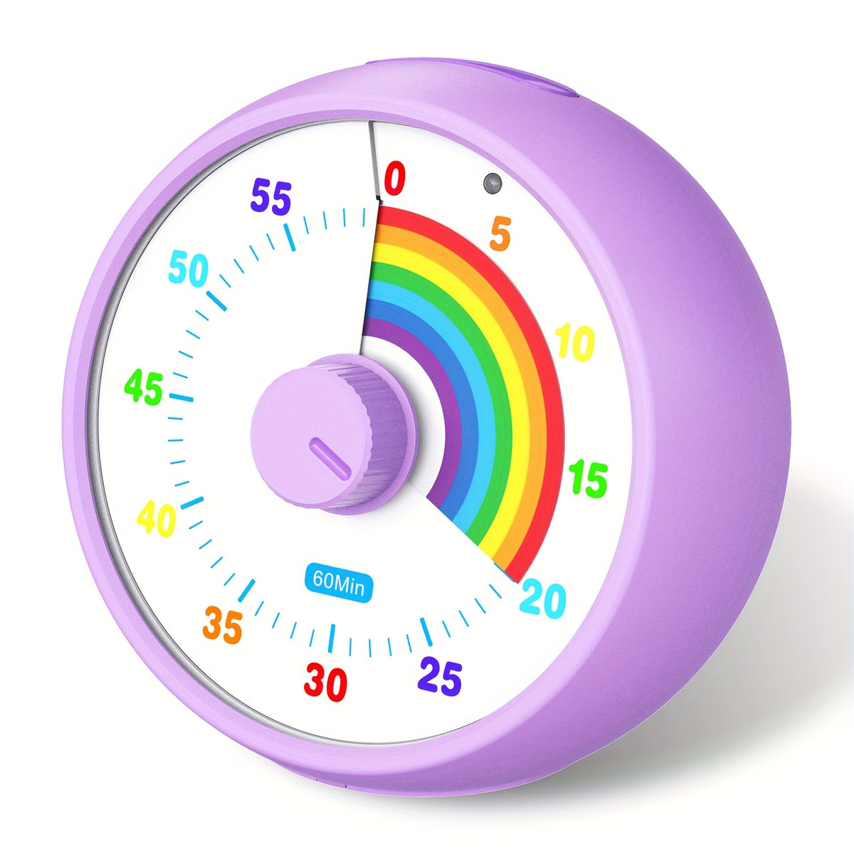 60-Minute Visual Countdown Timer | Silent, Color-Coded | Classroom, Office & Kitchen