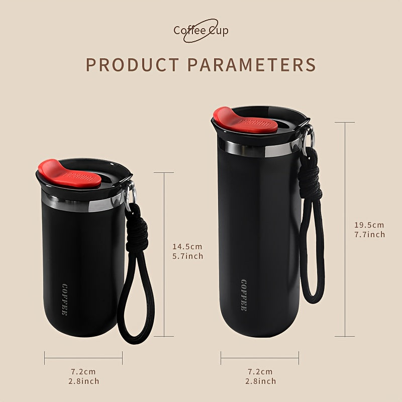 Insulated Travel Mug 16.91oz 304 Stainless Steel Vacuum – Leak-Proof Non-Slip Portable Coffee Cup for Indoor & Outdoor, Winter Holiday Gift
