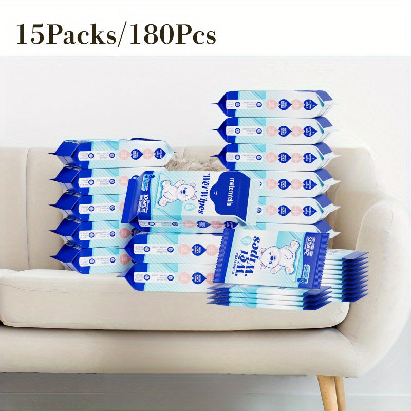 Flushable Wet Wipes with Probiotics, Plant-Based Fibers Fragrance-Free Sewer-Safe Butt Wipes, Soft Thick Disposable Personal Care Wipes for Adults, Incontinence & Sensitive Skin, Multi-Pack