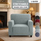 Luxury Spandex Sofa Cover Anti-Slip – Wrinkle-Free Elastic Couch Slipcover, Pet & Scratch-Proof, Machine Washable, All-Season, 7 Colors, 1/2/3 Seater, Living Room Home Decor