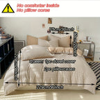 Plaid Print Duvet Cover Set 2-3 Piece with Pillowcases No Insert Minimalist Soft Comfortable Bedding - Twin Twin XL Full Queen King Bedroom Guest Room