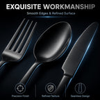 48-Piece Stainless Steel Flatware Set with Steak Knives Service for 8 Mirror Polished Silverware Dishwasher Safe