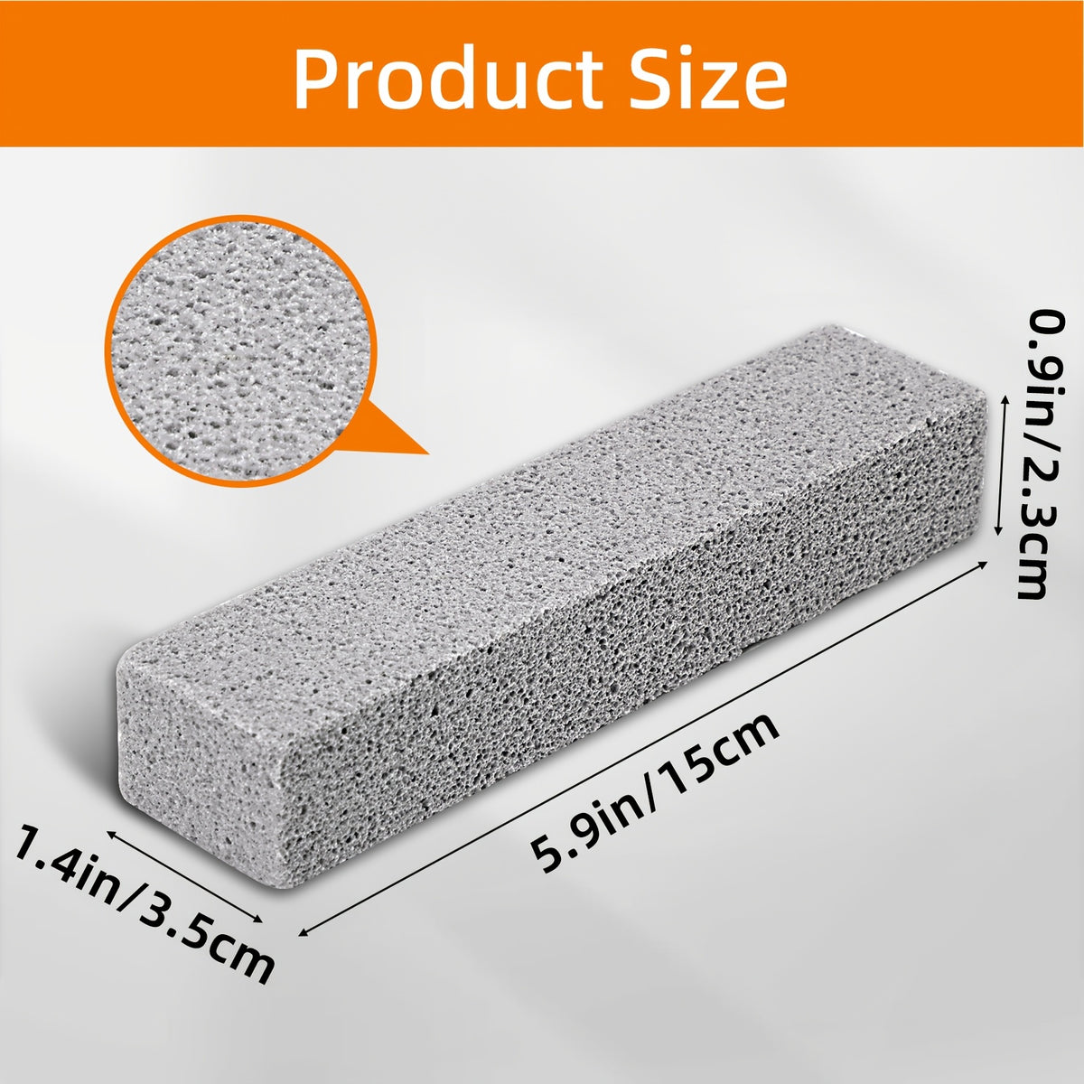 Pumice Scouring Sticks 25-Pack – 5.9" Natural Stone Scrubber for Toilet Bowl, Bathroom Tile, Kitchen, Pool & Wall Stain Removal | Bulk Home Cleaning Supply