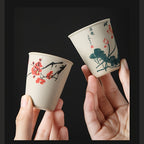 Chinese Ceramic Tea Cups 8pcs – Porcelain Cup & Saucer Combo for Tea Lovers | Elegant Wedding Favors & Cultural Gifts