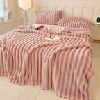 Plush Sherpa Throw Blanket – Ultra-Warm Anti-Static Fleece, 7 Colors 4 Sizes, for Bedroom Sofa Office Dormitory