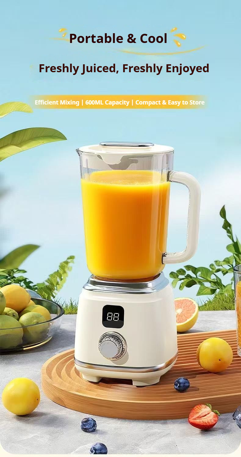 Portable Blender Cordless Personal Juicer 3000mAh - 10-Blade Smoothie Maker for Fruits & Vegetables, Dual Speed, Food Grade ABS, USB Rechargeable Mini Blender for Home Kitchen Travel Gym