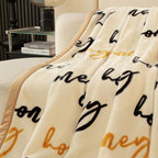 Extra Large Thickened Raschel Throw Blanket Double Layer Ultra Soft All Season Machine Washable Animal Theme Decor 7 Colors 2 Sizes