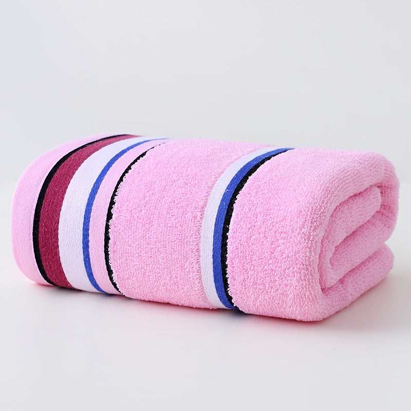100% Cotton Bath Towel 27.6x55in – GSM360 Super Soft Absorbent Quick-Dry Towel, Skin-Friendly Bathroom Essential & Gift for Family (6 Colors)