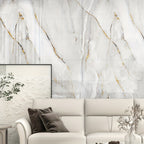 3D Marble Peel and Stick Wall Tiles 20/50pcs, Self-Adhesive Foam Wall Panels & Wall Stickers for Bathroom, Kitchen, Living Room & Bedroom Renovation, Easy to Cut & Clean, Grey Marble, Not Real Tile