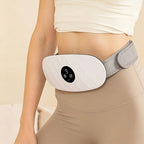 Electric Abdominal Massager 9-Level Intensity USB Rechargeable EMS Belly Muscle Stimulator for Daily Relaxation & Fitness Gift