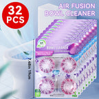 Automatic Toilet Cleaner Tablets 32 Pack, Drop-In Tank Formula Cleans & Deodorizes with Every Flush, Removes Tough Stains & Leaves Fresh Lavender Scent for Continuous Bathroom Hygiene