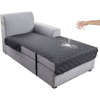 L-Shape Sectional Sofa Cover Non-Slip Machine Washable Chaise Lounge Slipcover Pet-Friendly Loveseat 3-Seater Right Chaise 9 Colors