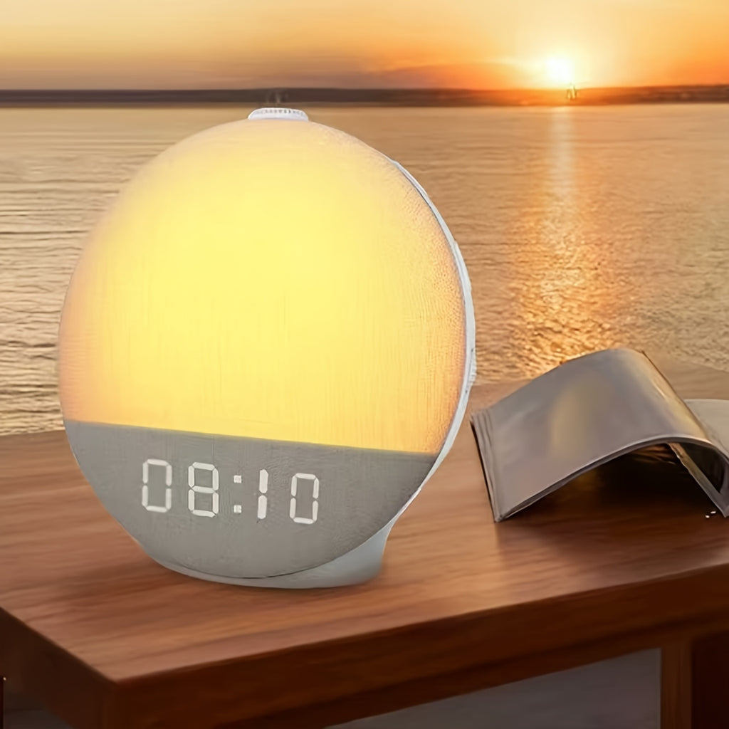 Sunrise Alarm Clock & Sound Machine with 30 Soothing Sounds White Noise – Dimmable Night Light, Wake Up Light, Snooze & Timer for Bedroom, Adults & Heavy Sleepers, Gift for Women & Men