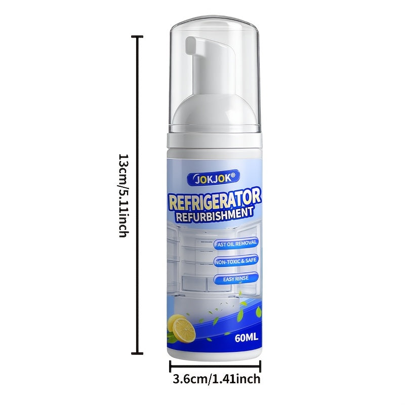 Multi-Purpose Foam Spray Cleaner & Renovator – Removes Grease & Dirt, Deodorizes, No Residue, for Refrigerator, Kitchen, Bathroom & Furniture