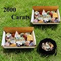 2000 Carats Assorted Natural Stones – Bulk Gemstone Mix for Jewelry Making, Craft Projects, Collecting, Gifting & Decorative Vase Filler