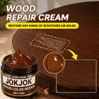 Wood Repair Paste — All-Purpose Wood Restorer for Scratches, Cracks & Gouges on Doors, Cabinets, Tables, Chairs & Hardwood Floors, Blends Wood Tones for Seamless Furniture Repair