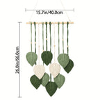 Bohemian Safari Tapestry Wall Decor Nature Green Theme Boho Wall Art Hanging for Bedroom Living Room Office Classroom Home Decoration Gift