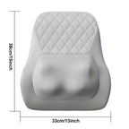 Rechargeable Shiatsu Back and Neck Massager with Heat – 3D Kneading Massage Pillow, USB Charging, Ergonomic Design for Deep Tissue Relief, Gift for Men Women Mom Dad Home Office Car Use