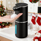 Automatic Soap Dispenser, USB Rechargeable Touchless Electric Soap Dispenser – Wall Mount or Desktop, Bathroom & Kitchen, Black or White