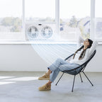 Twin Window Fan 9 Inch Expandable Dual Blade with Remote Control 2-Speed 3-Speed for Bedroom Living Room Kitchen Indoor Cooling