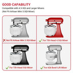 Ice Cream Maker Attachment for KitchenAid Stand Mixer | 2-Quart Frozen Yogurt, Ice Cream, Sorbet & Gelato Maker | Compatible with KitchenAid 4.5 Qt & Larger