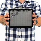 Fender Amp Tin Lunch Box Collectible Storage with Raised Embossed Art - Music Fan Gift Box for Accessories, Toys & Collectibles