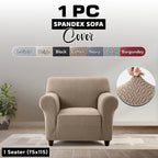 Stretch Spandex Sofa Cover 1 2 3 Seater Elastic Couch Slipcover Anti-Scratch Pet-Friendly Machine Washable Furniture Protector Holiday Gift