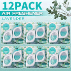 Small Space Air Freshener 2, 6 or 12 Pack – Odor Eliminator for Closets, Bathrooms & Pet Areas, 6 Scents, 0.25 fl oz Each Lasts Up to 30 Days, Fresh Scent Home Deodorizer